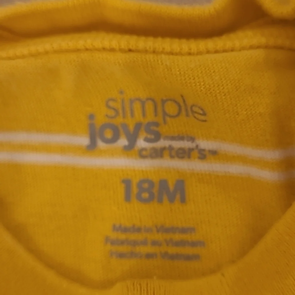 18 month bundle with Gymboree pants, baby Gap onesie, Carter tee shirt